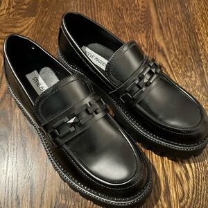 Steve Madden Black Loafers